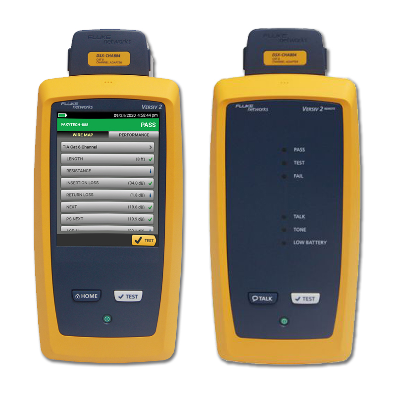 Fluke DSX2-8000 線纜認(rèn)證分析儀